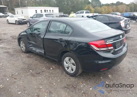 2014 Honda Civic Lx из США, поврежденный, VIN 2HGFB2F58EH532636